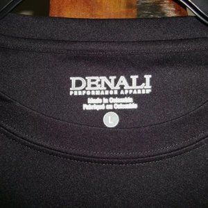 Denali Men's T-Shirt Black Long-Sleeved